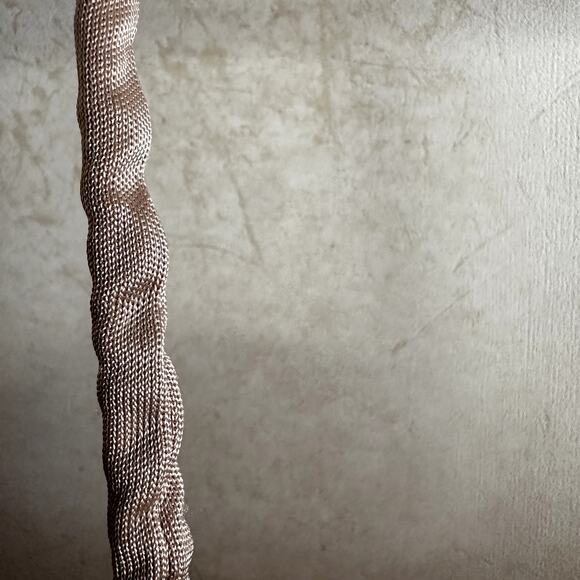 Tadashi Shoji Tiered Ruffle Dress Midi Strap Adjustable 100% Silk Pink 4 - Picture 3 of 8